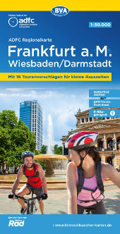 Fahrradkarte Frankfurt Main Wiesbaden Darmstadt ADFC